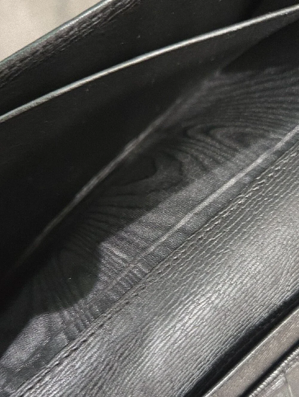 Gucci Black Leather Continental Wallet with Gunmetal Logo Plate